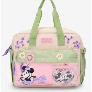 Disney Minnie Mouse Green and Pink Laptop Bag